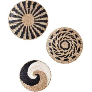 GFYWZ Juego de 3 cestas de pared decorativas bohemias para…