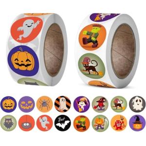 Pegatinas de Halloween 1000 Piezas Pegatinas Autoadhesivas…