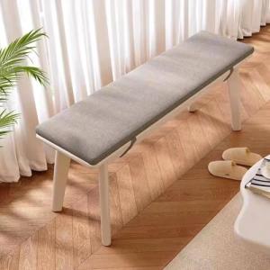 Banco rústico de madera con cojín, asiento de comedor, banc…
