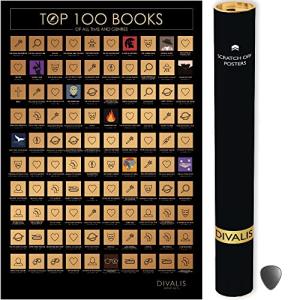 100 Libros Rascar - 100 Libros que Hay que Leer Poster Ante…