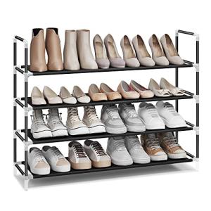 SONGMICS Zapatero de 4 Niveles, Organizador de Zapatos para…