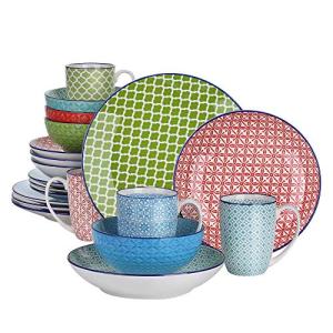 vancasso Macaron - Juego de vajilla de Porcelana de 20 Piez…