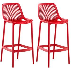 CLP Set De 2 Taburetes De Bar Air para Exterior o Interior…