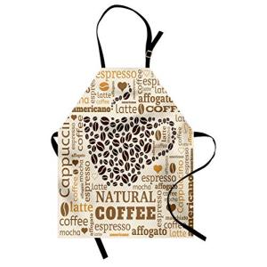 ABAKUHAUS Cocina Delantal de Cocina, Latte Café Affogato, A…