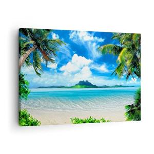 ARTTOR Lienzos decorativos Playa vacaciones isla palma Cuad…