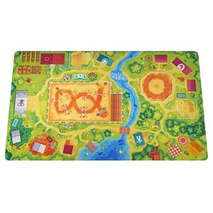 HuggyPlay Alfombra de Juego para niños Granja de Ponis Alfo…