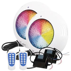 LED ATOMANT Lote de 2 Focos de piscina LED 45W RGB, Luz par…