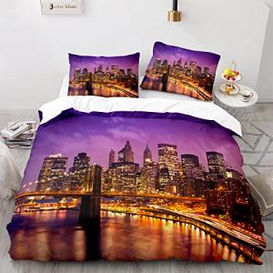 DBEES Microfibra Fundas Nordicas Cama 150 New York Nueva Yo…