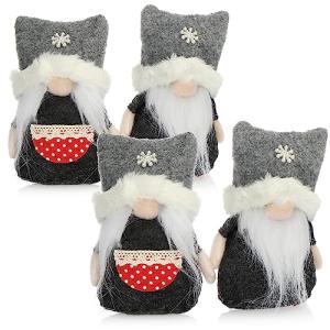 com-four® 4X par Premium de gnomos navideños tamaño S para…