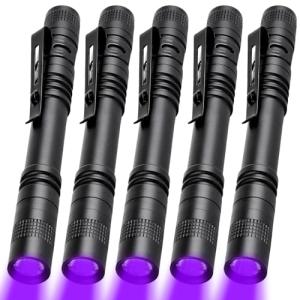 MVIOCS Linterna UV de luz negra, linternas LED de 395 nM de…