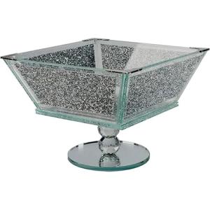 SEGOY Frutero de cristal de diamante triturado, cristal con…