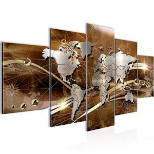 Runa Art - Cuadros Decorativos Mapa Del Mundo 200 x 100 cm…