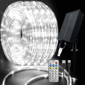 calflux Manguera de luces para exterior, 20 m, resistente a…