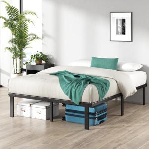 Zinus Cama Caleb de 180 x 200 cm - Altura 36 cm con Espacio…