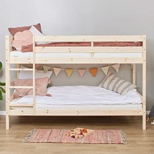 Hoppekids Cama litera Eco Comfort Natural | 90x200   Somier…
