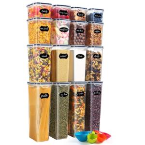 YASHE 16 Piezas Recipientes Herméticos para Alimentos, Bote…