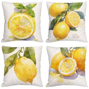 Blanco Cojines Exterior Impermeable Lino Fundas Cojines 65x…