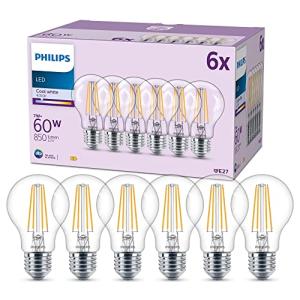 Philips - Bombilla LED filamento, 7W (Eq. 60W) 850 lúmenes,…