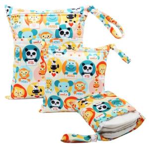 FYting 3 Piezas Bolsa de Pañales para Bebés,Bolsa Impermeab…