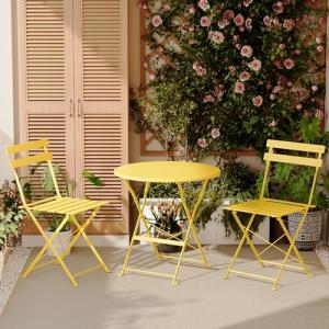 DEWINNER Conjunto de Mesa y sillas, Plegable, Conjunto de M…
