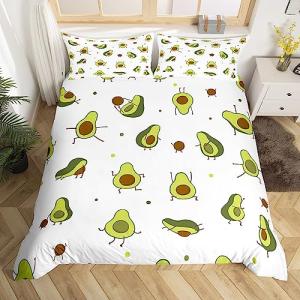 Lindo Juego de Ropa de Cama de Aguacate para niñas y niños,…