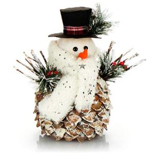 com-four® Figura de muñeco de Nieve Talla M, Figura Decorat…