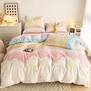 GETIYA Ropa de cama para niños, 135x200 cm, algodón y niñas…
