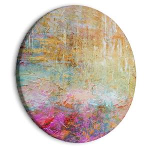 murando Cuadro Redondo en Lienzo Abstracto 60x60 cm Impresi…