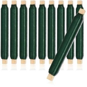 com-four® 10x Juego de Alambres para Envolver Flores - Alam…