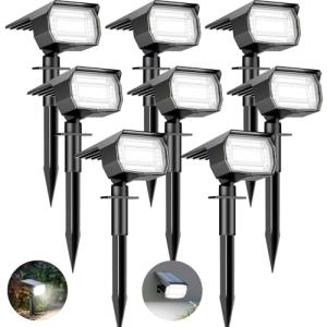 Btfarm Luces Solares LED Exterior [8 Paquete/72LED], Focos…