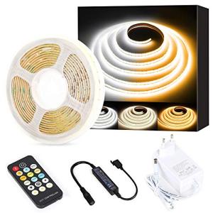 PAUTIX COB CCT LED Tira de luces blanco sintonizable, 3M re…