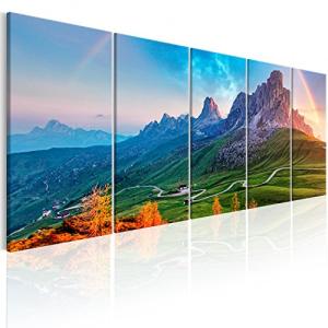 murando Cuadro en Lienzo Paisaje 150x60 cm Impresión de 5 P…