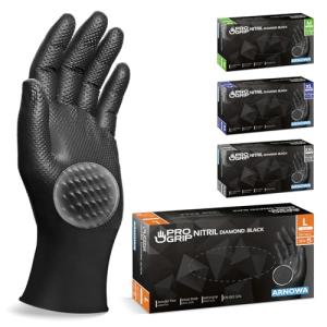 PROGRIP guantes nitrilo, guantes nitrilo talla L, guantes d…