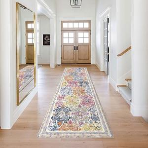 Enyhom Alfombra de Pasillo de 75 x 243 cm de Largo, Lavable…