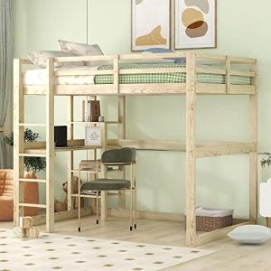 Moimhear Cama infantil con espacio de almacenamiento, compl…