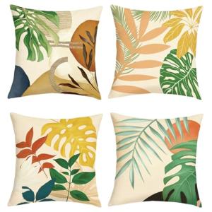 Joymasion Fundas Cojines 45x45 Juego de 4 Modernas Funda de…