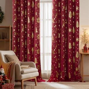 PONY DANCE Cortinas Opacas Termicas Aislantes Frio y Calor,…