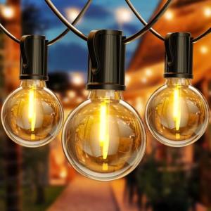 FIFlying Guirnalda Luces Exterior 8,8 M/29 FT G40 Guirnalda…
