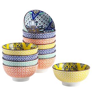 vancasso serie Jasmin Tazones de Desayuno, Juego de 12 piez…