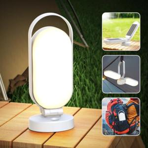 Hapfish Luz Camping Recargable, 5000mAh Lampara Solar Campi…