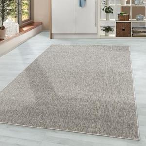 HomebyHome Alfombra Salon de Pelo Corto 140x200 cm Beige -…