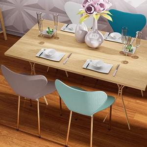 Chleby Juego de 4 Sillas de Comedor de Plástico Sillas de C…