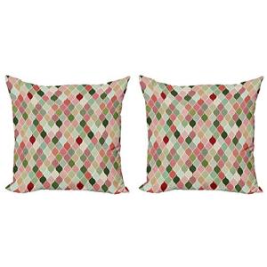 ABAKUHAUS Abstracto Set de 2 Fundas para Cojín, geométrico…