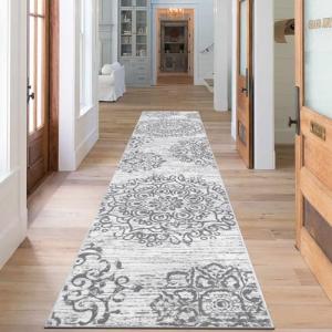 SHACOS Alfombra de Pasillo Antideslizante 60x305cm Alfombra…