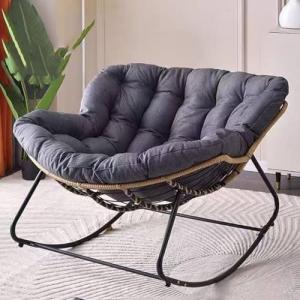 Genérico Cojín De Ratán Impermeable para Mecedora, 13 Cm De…