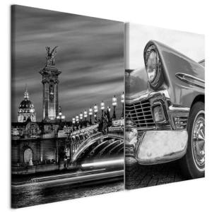 B&D XXL - Set De 2 Composición Cuadros París y el coche clá…