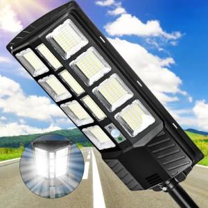 Wstan 800W Farola Solar Exterior, Farolas Solares, Blanco F…