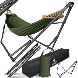 KESSER® Hamaca Vill con estructura de metal, plegable, ajus…