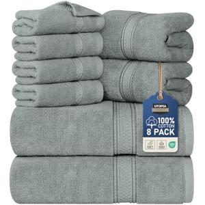 Utopia Towels - Juego de Toallas Premium de 8 Piezas, 2 Toa…
