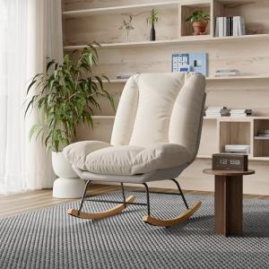 KeepGoon Mecedora Sillón balancín sillón relax con respaldo…